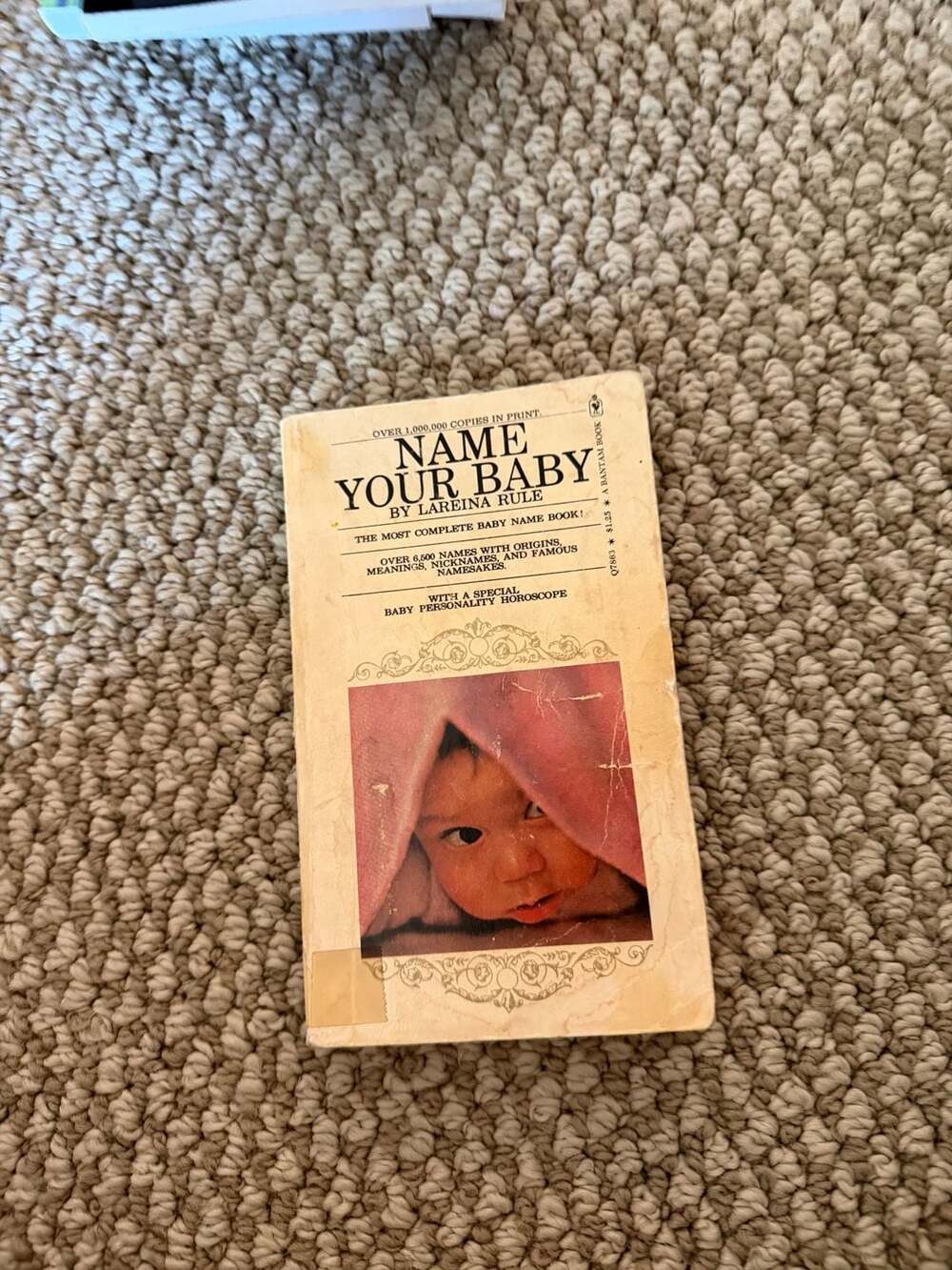 Name Your Baby by Lareina Rule (Vintage Mass Market Paperback)